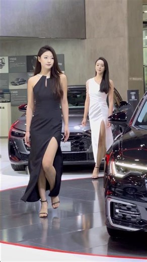Beautiful Chinese girl, Audi car model#beauty #beautiful