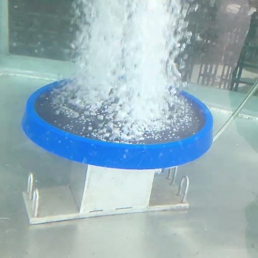 Aerator 215MM 260MM 300MM EPDM Disc Air Diffuser Fine Bubble Aerator For Water Treatment.MP4