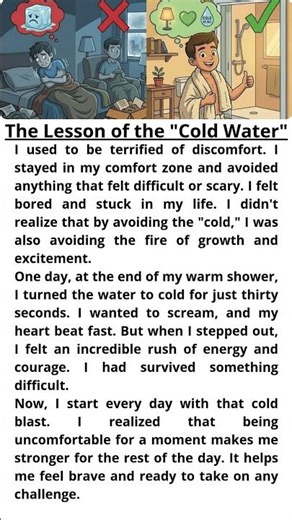Small Discomfort Creates Big Change | English Story for Learners #motivation #easyenglish
