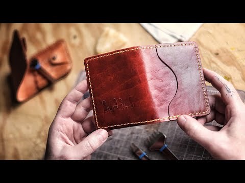 How to Make a Leather Card Case (Free Pattern!)