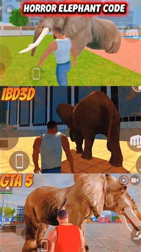 New GTA 5 Elephant Add in Indian bike driving 3D #indianbikedriving3d