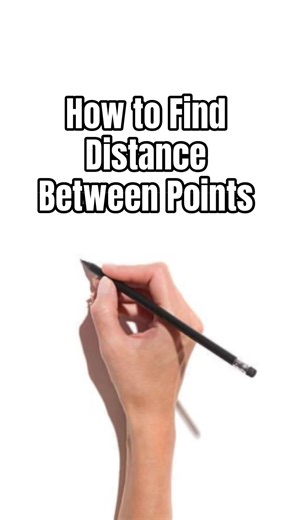 how to find distance between points #mathtrick #mathteacher #mathtricks #tutoring #mathhelp