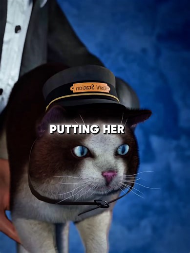 The Cat That Saved An Entire Train Line 😮#zackdfilm #3danimation #reallifestories #usa🇺🇸