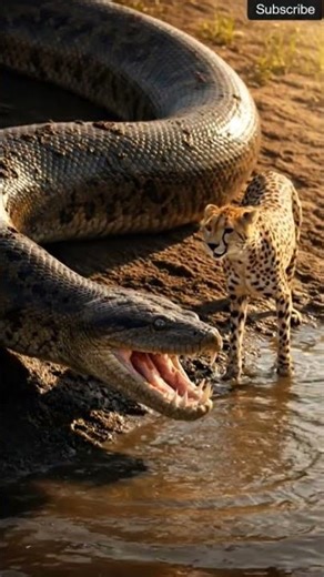Cheetah vs GIANT Python — Wildest Jungle Clash Ever!