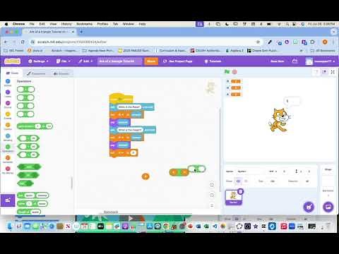 Calculate the Area of a Triangle using Scratch Tutorial