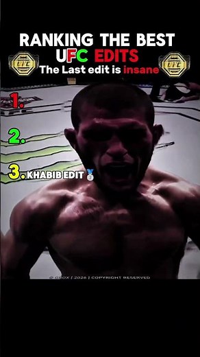 ​Is The Last UFC Edit ACTUALLY Insane?! 🤯🔥 #shorts