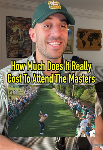How Much Does It Cost To Attend The Masters!?! #golf #fyp #golfer #masters @Will Irwin
