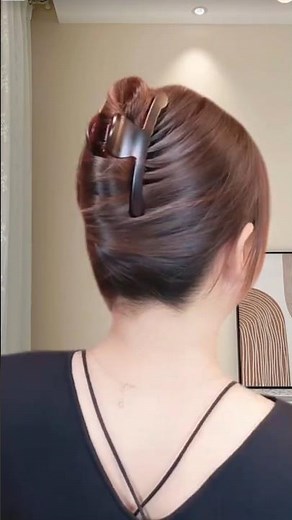 Cách kẹp tóc bằng kẹp càng cua đơn giản #kieutocdep #hairstyle #hair