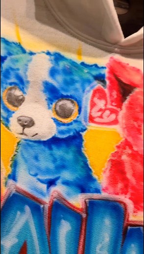 Wild Style Graffiti Letters with Beanie Boos - Fun Painting Session