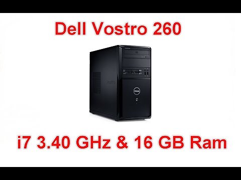 Dell Vostro 260s With i7 3.4 GHz & 16 GB Ram