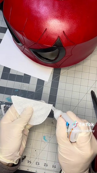 LEGO Spider-Man Mask Build with Enhanced Visibility