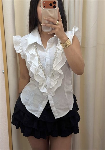 Adorable Ruby Top and Skirt Set for Summer