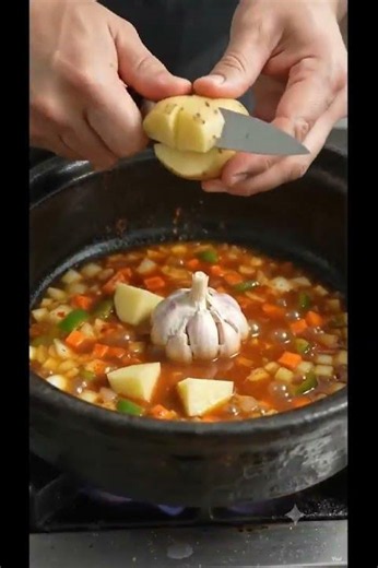 QUICK, EASY and CHEAP Spanish Lentil Stew | Classic One Pot Recipe #shorts
