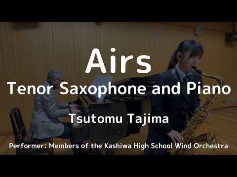 Airs for Tenor Saxophone and Piano by Tsutomu Tajima