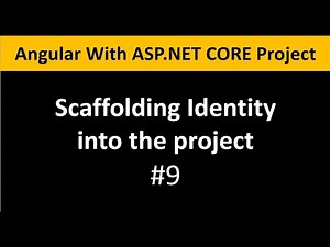 ASP.NET CORE With Angular Tutorials for Beginners Part-9 : Identity Scaffolding