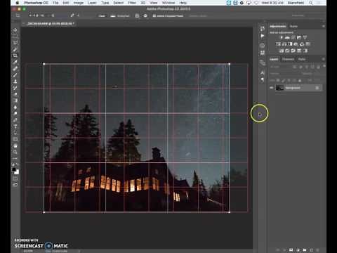 How to create a grid overlay in Photoshop
