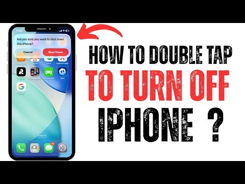 How To Double Tap To Turn Off iPhone!