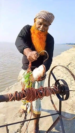 1 pangasius bait casting method for shark fishing with hook and line #fishinglife #tope | Fishing BD.R
