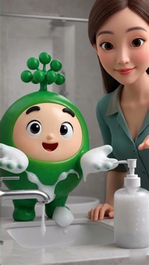 Hãy cùng Joy Kun tập thói quen rửa tay đúng cách nhen ! #hoathinh #joykun