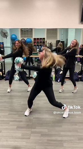 Successful Sideline Challenge with Dance Team Guessing Game