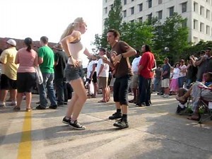 More excellent zydeco dancing at Festival International 2011