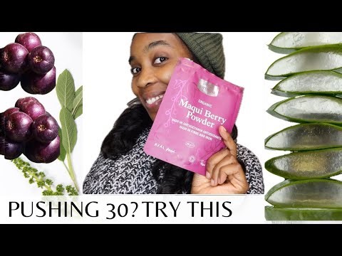 Not you pushing 30 👀…TRY THIS ☺️ Your Skin Will Thank You | Maqui + Aloe Vera Glow Drink