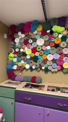 Create Your Own Stunning Yarn Wall for Craft Rooms