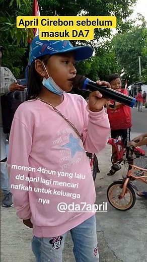 April Cirebon before entering DA7, the father who always accompanies #aprilda7 #viral #trendingsh...