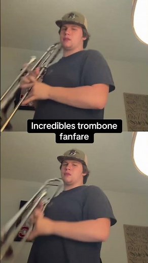 Incredibles trombone fanfare #band #sousaphone #music #trombone #brass