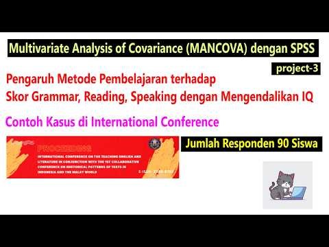 Aplikasi MANCOVA dengan SPSS