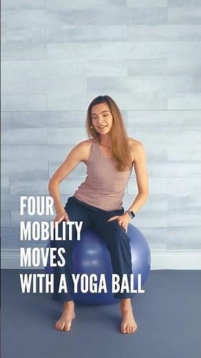 Feel Great with this Fun Yoga Ball Mobility Workout! 🤩🔮✨#senior #fitness #seniorfitness #workout