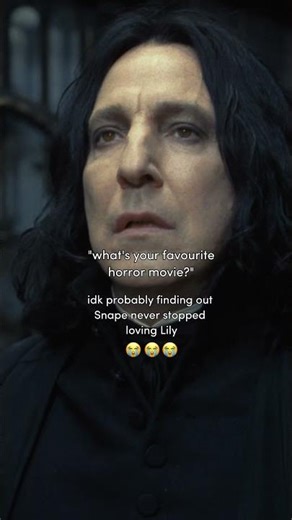 Our favourite horror movie #HarryPotter #ProfessorSnape