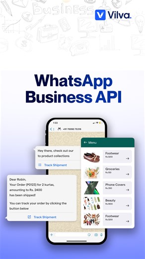 Vilva | An Indian Tech Company on Instagram: "Only at Vilva Networks, we build advanced WhatsApp API-based apps for businesses. Want to know how WhatsApp API can be set up for your business? Comment “WhatsApp API” 👇"