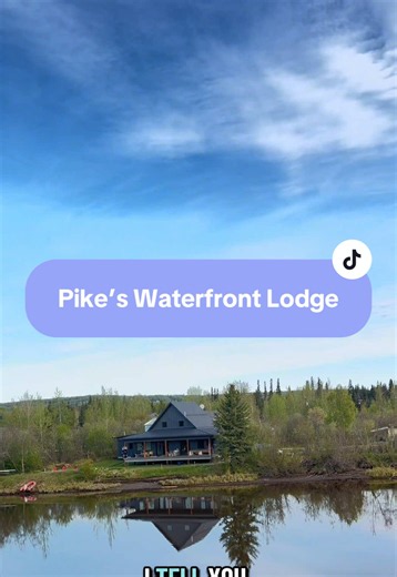 Day 1, Part 1 in Alaska!🧊☀️Check out our time at Pike’s Waterfront Lodge🪵 #fairbanks #alaska #travel #adventure