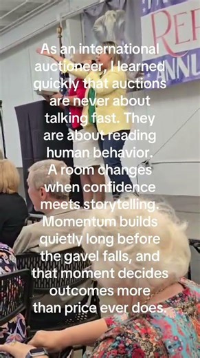 Auctions are not about fast talking or pressure. #auctioneer #auctionlife