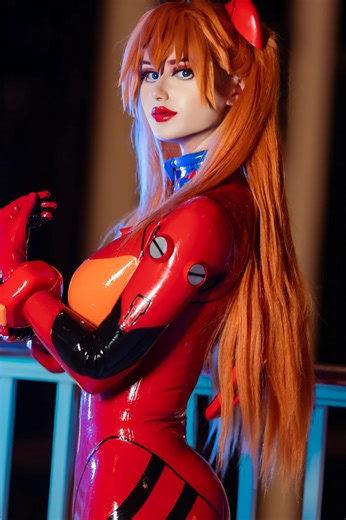 Latex Asuka Langley Plugsuit (evangelion) - Full Set - Etsy