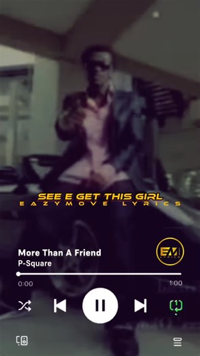 More Than A Friend Lyrics - P-Square