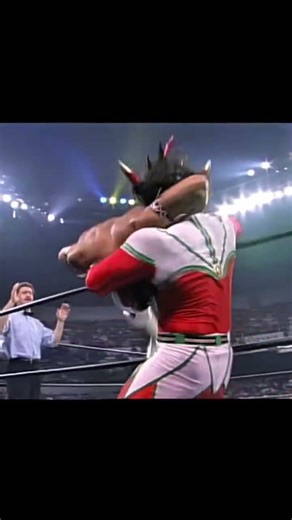 Rey mysterio vs. Justin Thunder Liger WcW Starrcade 1996 #baseballgolium #wwe #wcw #edit