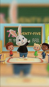 🐰 Learn Number 75 with Bunny | Counting for Kids | 3D Animation | Nursery Rhymes Village