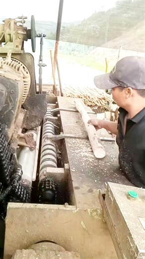 Woodworking #wood #chopper #machine