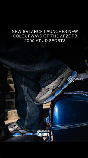 The New Balance ABZORB 2000 drops now at JD Sports—classic comfort, new colours. #NewBalance #ABZORB2000 #JD_Sports #SneakerDrop | Urban Street Culture