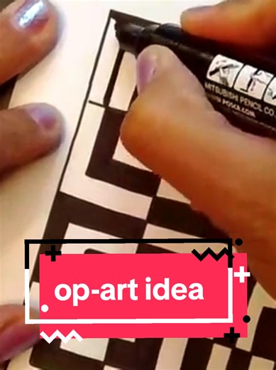 Explore Easy OP-Art Drawing Ideas with Paint Markers