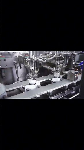 How pouch with nozzle made on the doypack machine?