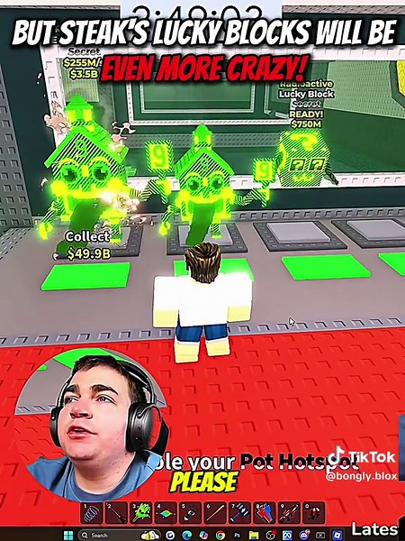 STEAK's Crazy Luck in Aura Farming on Roblox