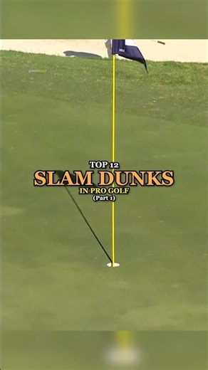 Top 12 Slam Dunks In Pro Golf | Part 1