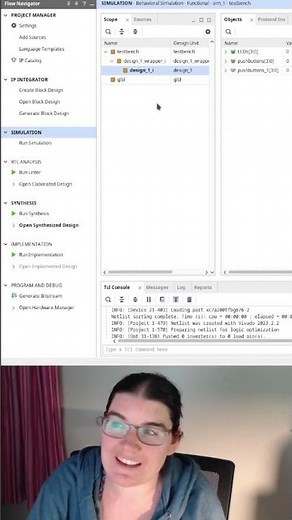 Switching views in vivado
