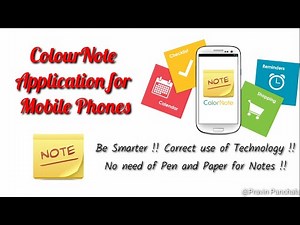 ColorNote App Guide: An application for Saving Notes #ColorNote #NotePad #Save_Notes #Sticky