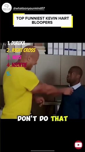 Funniest Kevin Hart Bloopers 😂#shorts