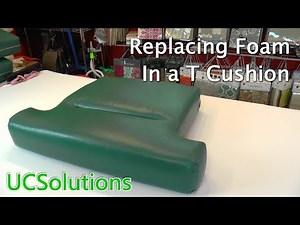 Chair Cushions - Foam Inserts - How to Fix Flat T Seat Cushions - 26 Density Foam