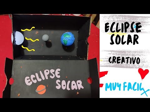 How to make a very easy step-by-step solar eclipse model